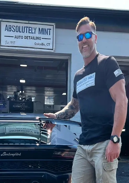 Tony Mint outside Absolutely Mint Auto Detailing